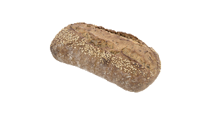 Dark Yeast Free Bread Domipan with Seeds